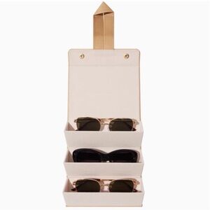 NEW! Sancia Multi 3 Compartment Sunglasses Travel Hard Case